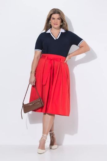 Moda za polnejše Suknja na vezanje plus velikost, xxl, Ulla Popken in Johann Popken (JP1880)