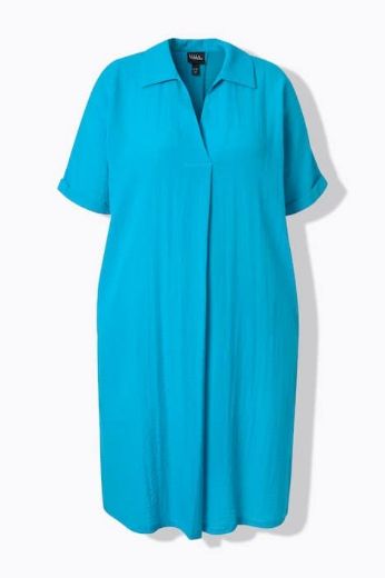 Moda za polnejše Haljina kratkih rukava A kroja plus velikost, xxl, Ulla Popken in Johann Popken (JP1880)