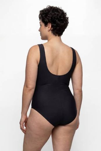 Moda za polnejše Kupaći kostim jednodijelni s prugama plus velikost, xxl, Ulla Popken in Johann Popken (JP1880)