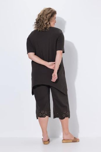 Moda za polnejše Majica kratkih rukava asimetrična s ukrasnim vezom plus velikost, xxl, Ulla Popken in Johann Popken (JP1880)