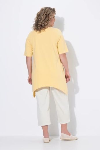 Moda za polnejše Majica kratkih rukava asimetrična s ukrasnim vezom plus velikost, xxl, Ulla Popken in Johann Popken (JP1880)