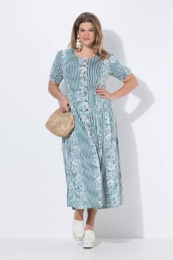 Moda za polnejše Haljina maxi cvjetnog uzorka plus velikost, xxl, Ulla Popken in Johann Popken (JP1880)