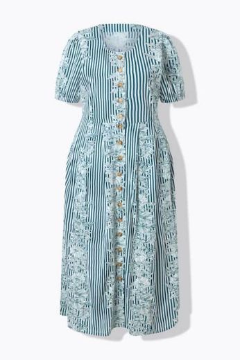 Moda za polnejše Haljina maxi cvjetnog uzorka plus velikost, xxl, Ulla Popken in Johann Popken (JP1880)