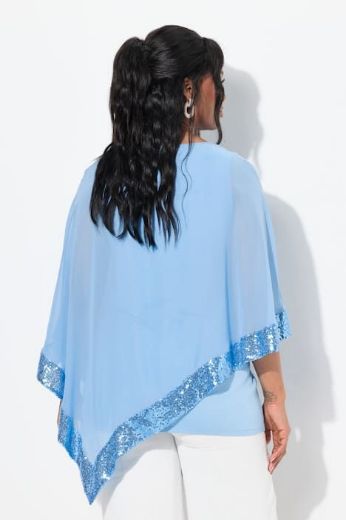 Moda za polnejše Bluza od šifona A kroja plus velikost, xxl, Ulla Popken in Johann Popken (JP1880)
