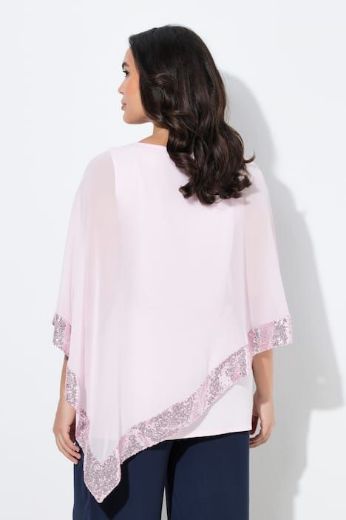 Moda za polnejše Bluza od šifona A kroja plus velikost, xxl, Ulla Popken in Johann Popken (JP1880)