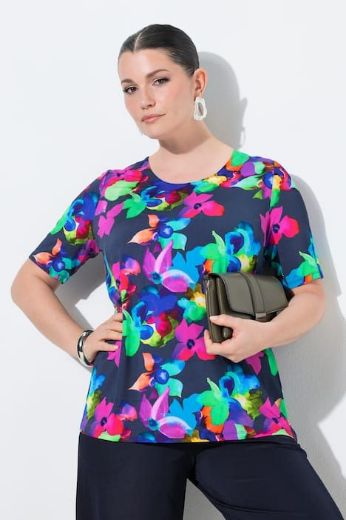 Moda za polnejše Majica kratkih rukava okruglog ovratnika plus velikost, xxl, Ulla Popken in Johann Popken (JP1880)