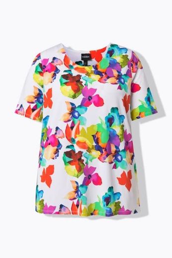 Moda za polnejše Majica kratkih rukava okruglog ovratnika plus velikost, xxl, Ulla Popken in Johann Popken (JP1880)
