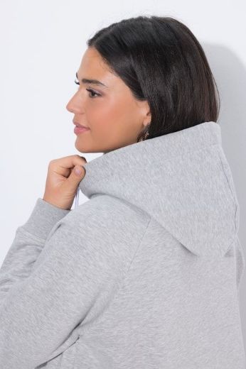 Moda za polnejše Majica dugih rukava s kapuljačom plus velikost, xxl, Ulla Popken in Johann Popken (JP1880)