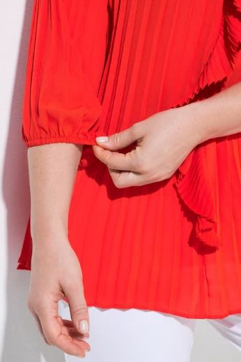 Moda za polnejše Bluza rukavi 3/4 A kroja plus velikost, xxl, Ulla Popken in Johann Popken (JP1880)