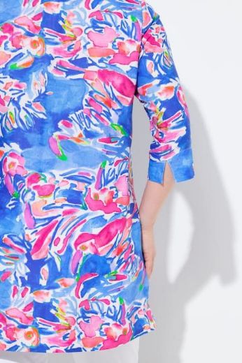 Moda za polnejše Bluza rukavi 3/4 A kroja plus velikost, xxl, Ulla Popken in Johann Popken (JP1880)