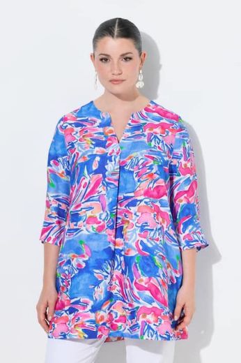 Moda za polnejše Bluza rukavi 3/4 A kroja plus velikost, xxl, Ulla Popken in Johann Popken (JP1880)