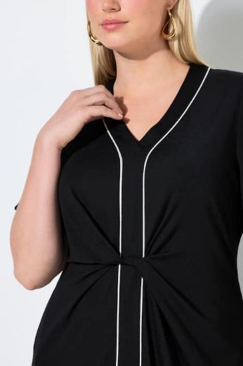 Moda za polnejše Haljina maxi kratkih rukava A kroja plus velikost, xxl, Ulla Popken in Johann Popken (JP1880)