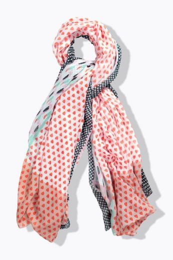 Moda za polnejše Šal plus velikost, xxl, Ulla Popken in Johann Popken (JP1880)