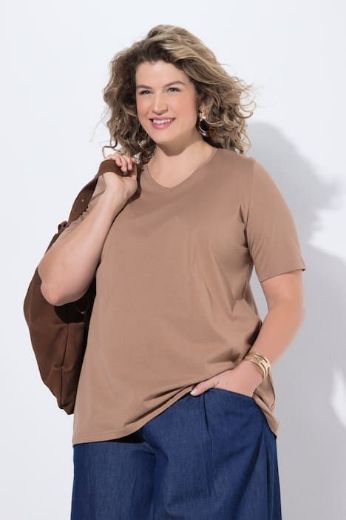 Moda za polnejše Majica 2 komada kratkih rukava plus velikost, xxl, Ulla Popken in Johann Popken (JP1880)