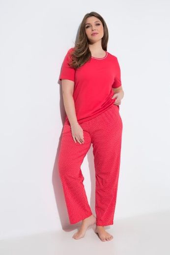 Moda za polnejše Pidžama s kratkim rukavima i dugim nogavicama plus velikost, xxl, Ulla Popken in Johann Popken (JP1880)