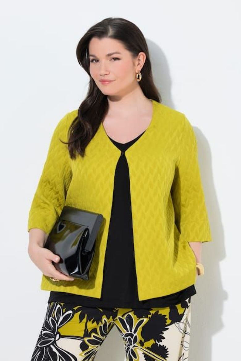 Moda za polnejše Jakna lagana 3/4 rukavi plus velikost, xxl, Ulla Popken in Johann Popken (JP1880)