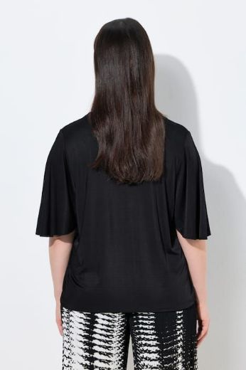 Moda za polnejše Majica srednje dugih rukava V izreza plus velikost, xxl, Ulla Popken in Johann Popken (JP1880)