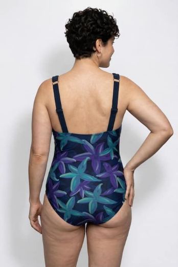 Moda za polnejše Kupaći kostim jednodijelni elastičnnih naramenica i mekanih košarica plus velikost, xxl, Ulla Popken in Johann Popken (JP1880)