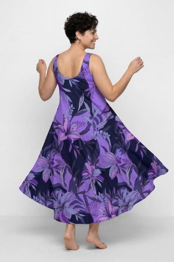 Moda za polnejše Haljina midi bez rukava plus velikost, xxl, Ulla Popken in Johann Popken (JP1880)