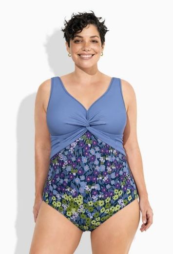 Moda za polnejše Kupaći kostim jednodijelni mekanih košarica plus velikost, xxl, Ulla Popken in Johann Popken (JP1880)