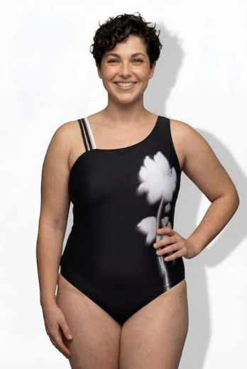 Moda za polnejše Kupaći kostim jednodijelni mekanih košarica plus velikost, xxl, Ulla Popken in Johann Popken (JP1880)