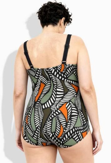 Moda za polnejše Kupaći kostim jednodijelni mekanih košarica plus velikost, xxl, Ulla Popken in Johann Popken (JP1880)