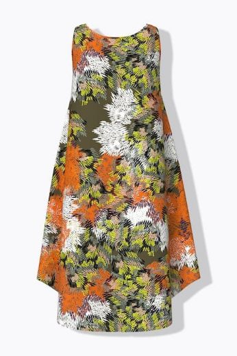 Moda za polnejše Haljina midi A kroja bez rukava plus velikost, xxl, Ulla Popken in Johann Popken (JP1880)