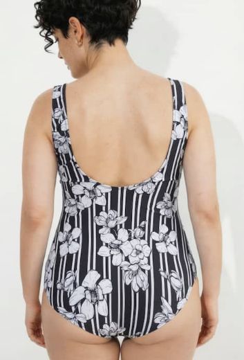 Moda za polnejše Kupaći kostim jednodijelni mekanih košarica plus velikost, xxl, Ulla Popken in Johann Popken (JP1880)