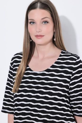 Moda za polnejše Majica kratkih rukava plus velikost, xxl, Ulla Popken in Johann Popken (JP1880)