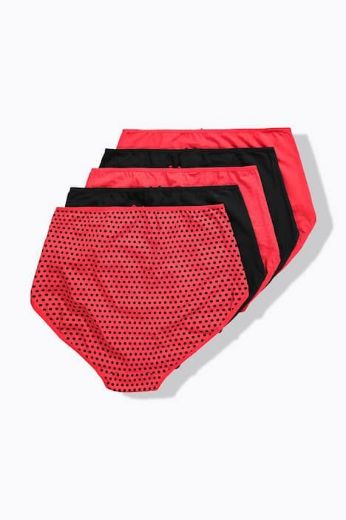 Moda za polnejše Gaćice 5 u paketu plus velikost, xxl, Ulla Popken in Johann Popken (JP1880)