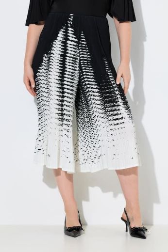 Moda za polnejše Hlače elegantne širokih nogavica elastičnog struka plus velikost, xxl, Ulla Popken in Johann Popken (JP1880)