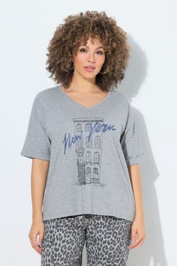 Moda za polnejše Majica kratkih rukava šireg kroja plus velikost, xxl, Ulla Popken in Johann Popken (JP1880)