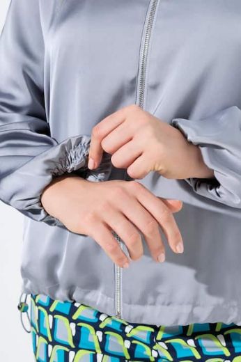 Moda za polnejše Bluza dugih rukava s patentnim zatvaračem plus velikost, xxl, Ulla Popken in Johann Popken (JP1880)