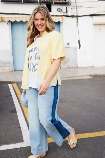 Moda za polnejše Bluza 3/4 rukava plus velikost, xxl, Ulla Popken in Johann Popken (JP1880)