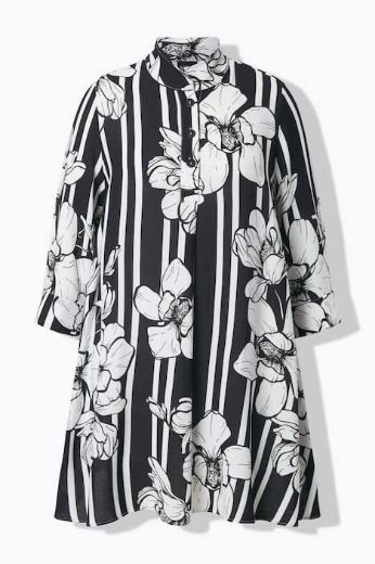 Moda za polnejše Tunika 3/4 rukava plus velikost, xxl, Ulla Popken in Johann Popken (JP1880)