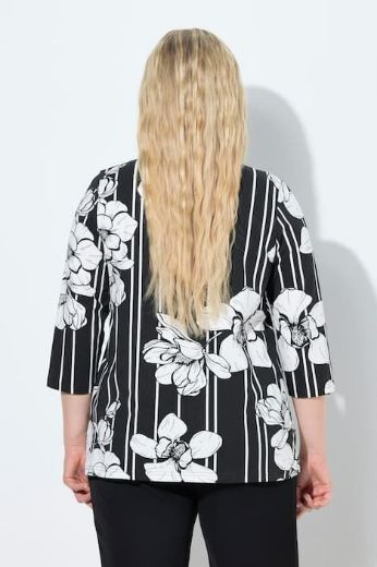 Moda za polnejše Bluza 3/4 rukava A kroja plus velikost, xxl, Ulla Popken in Johann Popken (JP1880)