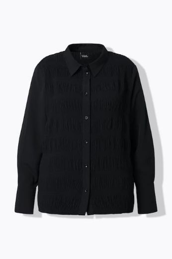 Moda za polnejše Bluza dugih rukava strukturirana plus velikost, xxl, Ulla Popken in Johann Popken (JP1880)