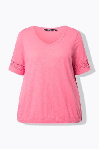 Moda za polnejše Majica kratkih rukava A kroja V izreza plus velikost, xxl, Ulla Popken in Johann Popken (JP1880)