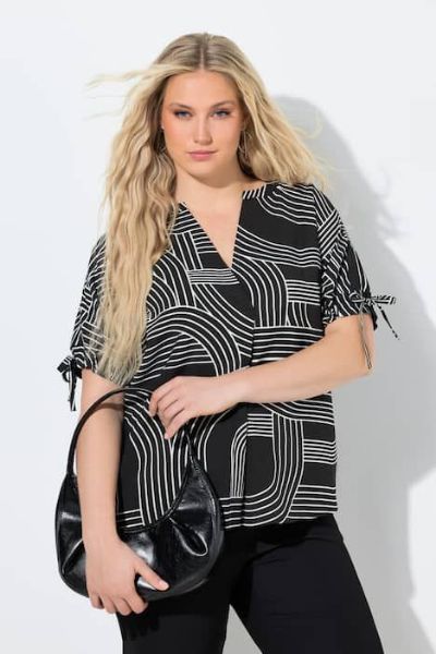 Slika Bluza kratkih rukava V izreza