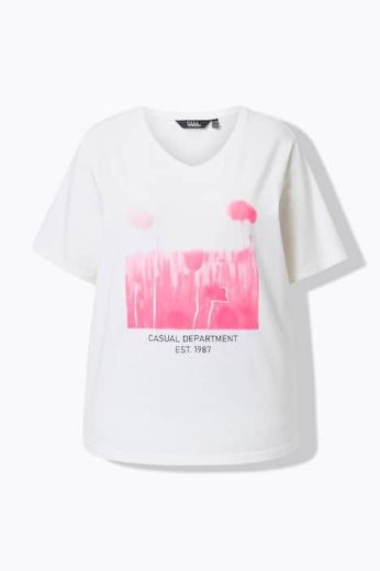 Moda za polnejše Majica kratkih rukava plus velikost, xxl, Ulla Popken in Johann Popken (JP1880)