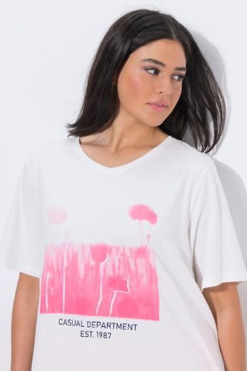 Moda za polnejše Majica kratkih rukava plus velikost, xxl, Ulla Popken in Johann Popken (JP1880)