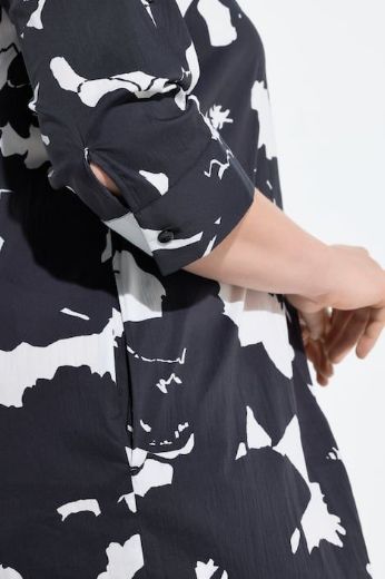 Moda za polnejše Haljina 3/4 rukava cvjetnog uzorka plus velikost, xxl, Ulla Popken in Johann Popken (JP1880)