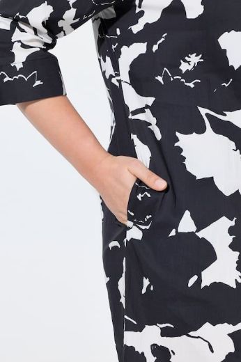 Moda za polnejše Haljina 3/4 rukava cvjetnog uzorka plus velikost, xxl, Ulla Popken in Johann Popken (JP1880)