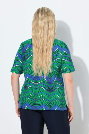 Moda za polnejše Majica kratkih rukava V izreza plus velikost, xxl, Ulla Popken in Johann Popken (JP1880)