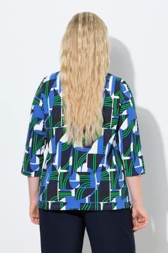 Moda za polnejše Majica 3/4 rukava V izreza plus velikost, xxl, Ulla Popken in Johann Popken (JP1880)