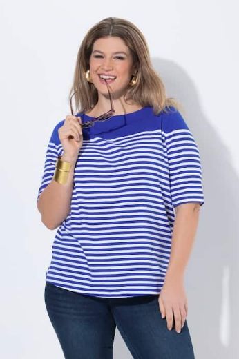 Moda za polnejše Majica kratkih rukava plus velikost, xxl, Ulla Popken in Johann Popken (JP1880)