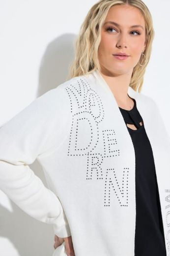 Moda za polnejše Kardigan 3/4 rukava plus velikost, xxl, Ulla Popken in Johann Popken (JP1880)