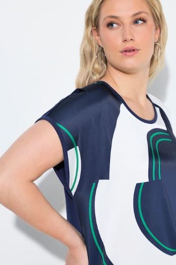 Moda za polnejše Majica kratkih rukava šireg kroja plus velikost, xxl, Ulla Popken in Johann Popken (JP1880)