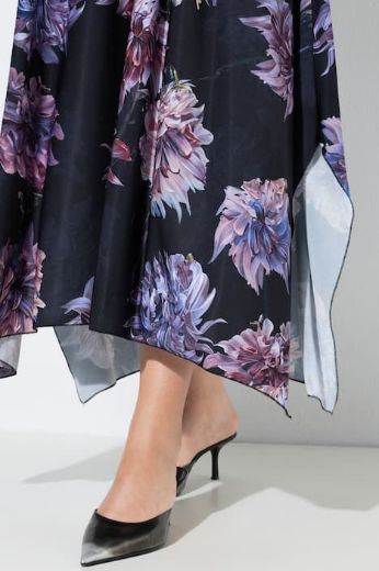 Moda za polnejše Haljina elegantna midi bez rukava okruglog izreza plus velikost, xxl, Ulla Popken in Johann Popken (JP1880)