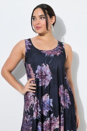 Moda za polnejše Haljina elegantna midi bez rukava okruglog izreza plus velikost, xxl, Ulla Popken in Johann Popken (JP1880)